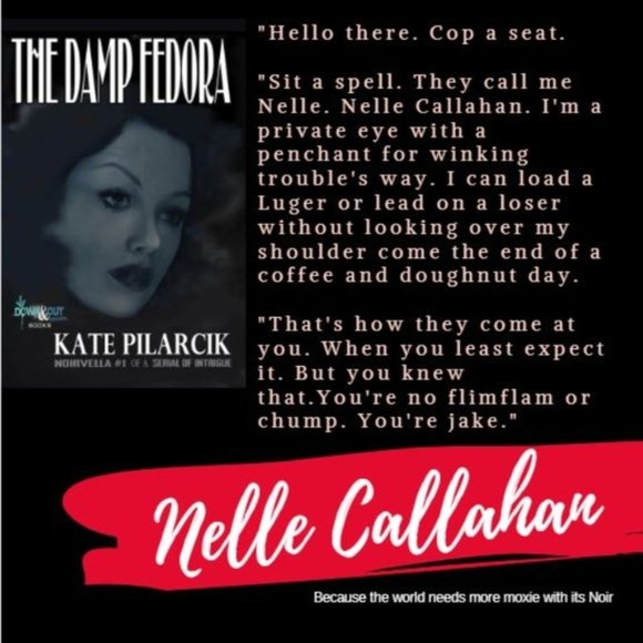 AUTHOR SIGNED ✒THE DAMP FEDORA Noirvella, 1940's - Picture 5 of 8